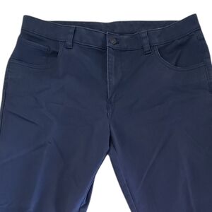 VAN HEUSEN Navy Slim Straight Pants w/ Pockets | 36 x 32